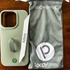 iPhone 14 Pro Sage Loopy Case